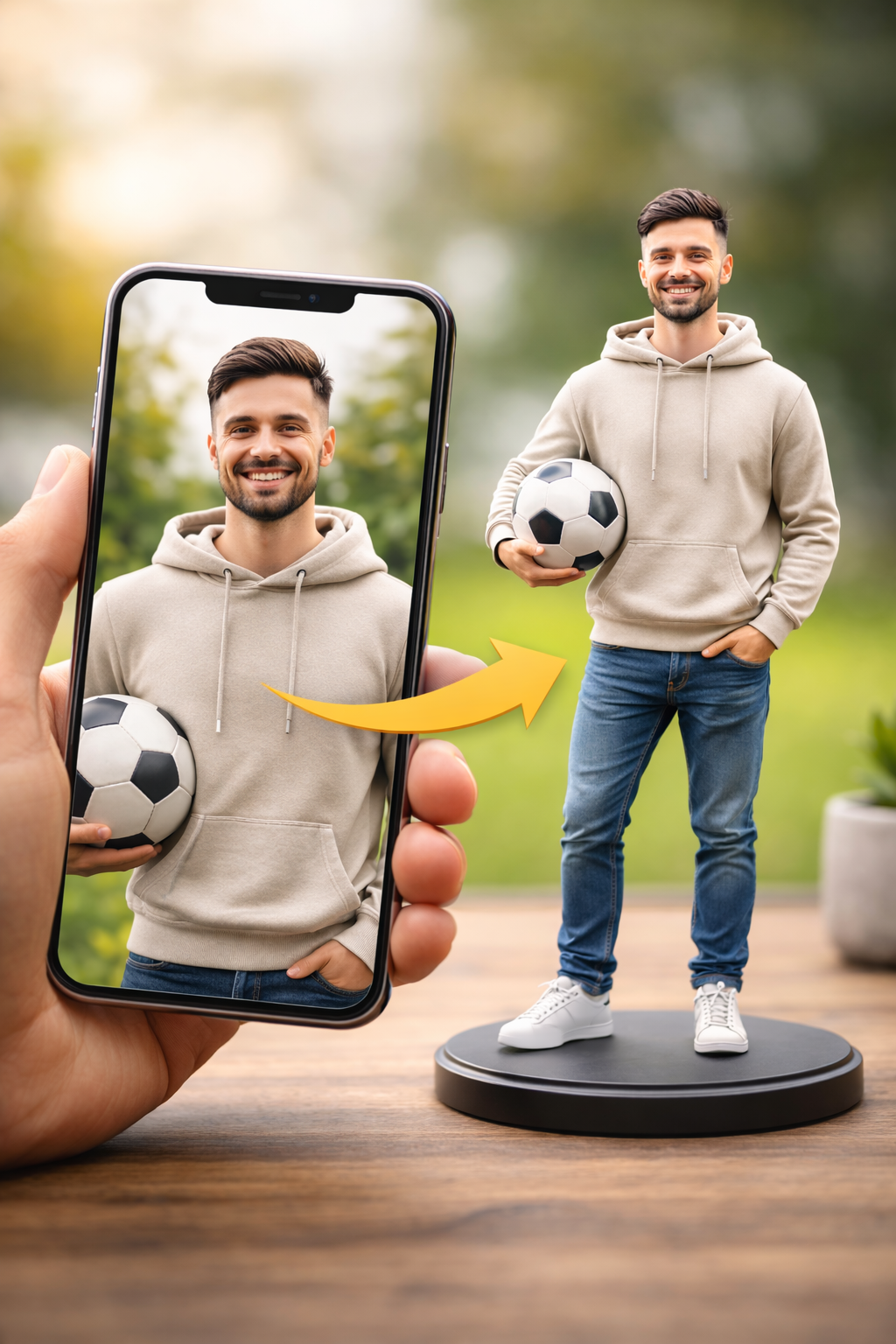 Figurine personnalisée en 3D – À partir d’une photo