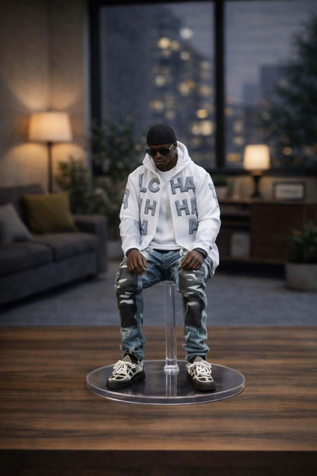 Werenoi - Assis sur un banc